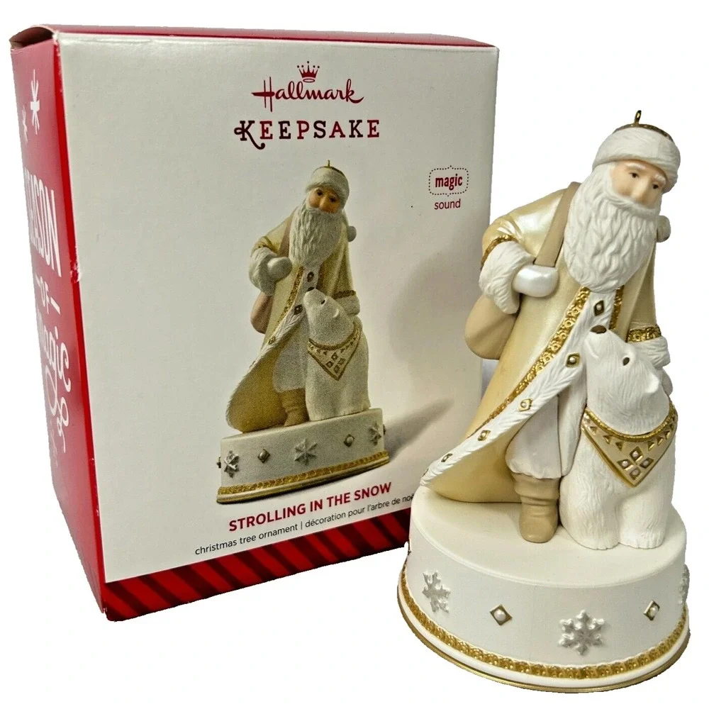 Hallmark‎ STROLLING IN THE SNOW Magic Keepsake Ornament Winter Wonderland 2014